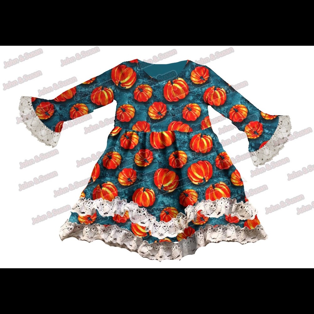 Teal Pumpkin Dress